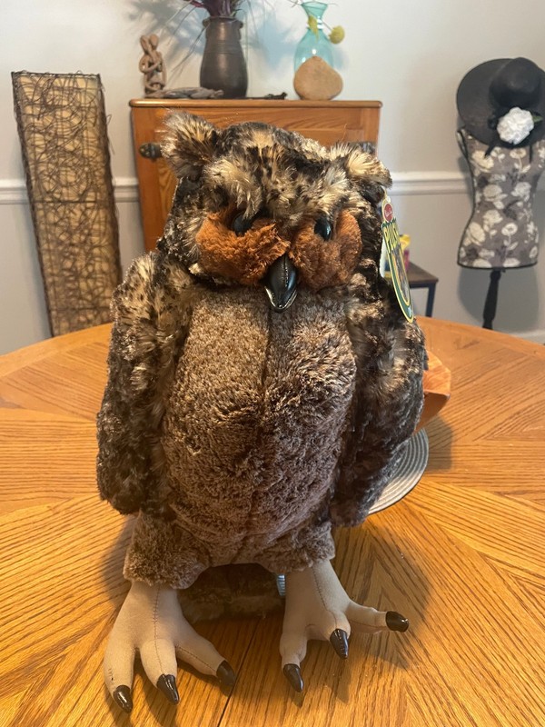 Melissa & Doug Owl Plush Toy Stuffed Animal Soft Lifelike Brand New 