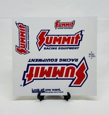 NEW Summit Racing Equipment Car Truck 5 Sticker Sheet Gloss RWB Self Adhesive