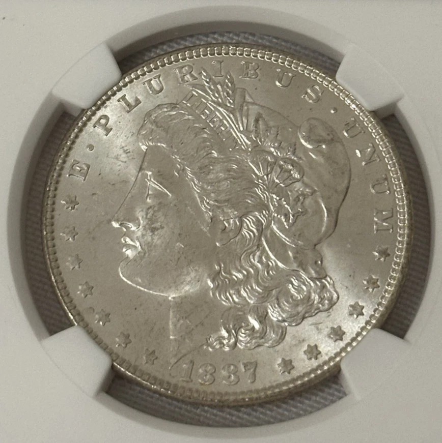 1887年 モルガン・ダラー NGC MS63 23IT アメリカ銀貨 $1 モルガン