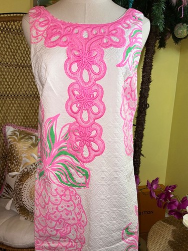 Lilly Pulitzer NWT Marleigh Maxi Shift Party Like A Pineapple 🦄 Size 6,8 - Picture 22 of 22
