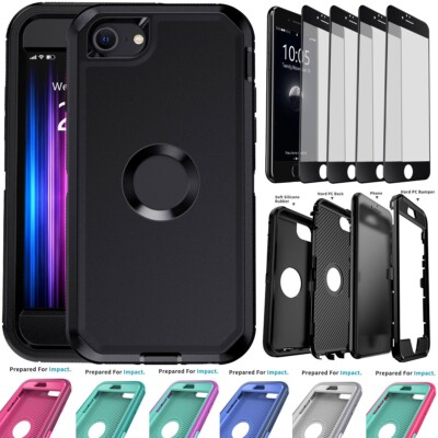 For iPhone SE 2020/SE 2022 Shockproof Case Heavy Duty Cover / Screen Protector