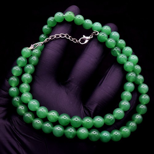Aventurine 231.00 Cts Awesome Beaded Womens Exclusive Necklace VK 42 E590 - 第 3/3 張圖片