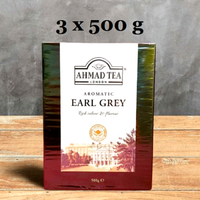 Schwarzer Tee Lose Mit Earl Grey - 3 X 500 G - Ahmad Tea London QualitÄT Nr. 1