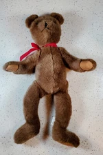 Creative Marketing Concepts Articulated Teddy Bear w/ Red Bow