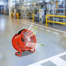 Axial Blower Exhaust Fan 12" Portable Exhaust Fan Utility Blower Fan Ventilation