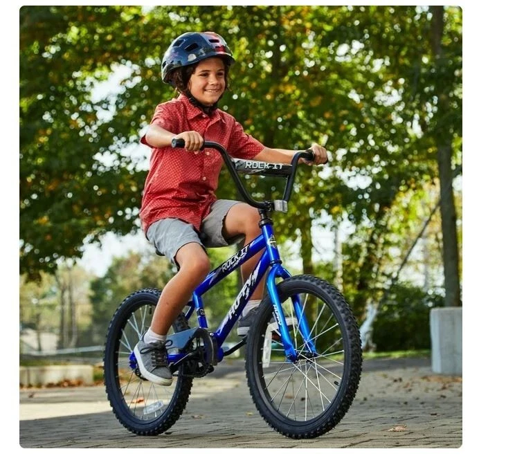 Huffy 20 in. Rock It Kids Bike for Boys Ages 5 and up, Child, Royal Blue - Image 2 of 4