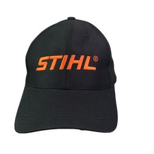 OC Outdoor STIHL Cap Black Orange Embroidered Logo Snapback Hat