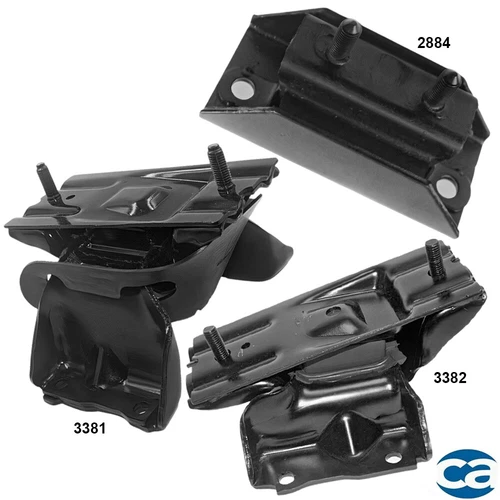 Engine Motor Mount & Trans. Mount 3Pcs Set for Ford F-250 Super Duty V10 6.8L
