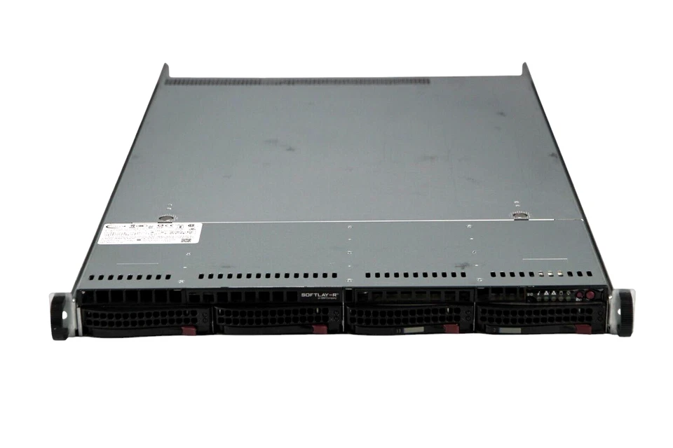 Supermicro 5019S-W4TR 4B LFF 1U Server X11SSW-4TF Xeon E3-1270v6 3.8GHz QC 32GB - Image 2 of 3