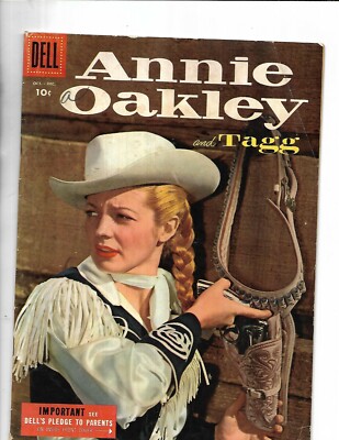 ANNIE OAKLEY AND TAGG #5 FAIR CONDITION