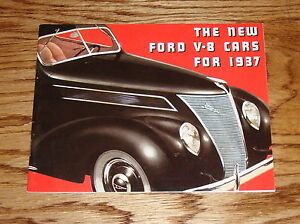 1937 Ford V-8 Commercial Cars Trucks Sales Brochure 37