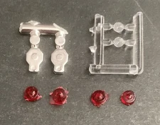 White Freightliner TAILLIGHTS, MORE 202 1624A  Model Car Parts COMBINE SAVE $