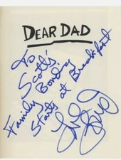 Signed Book Louie Anderson DEAR DAD COMEDIAN ADDICTION POVERTY OVEREATING 