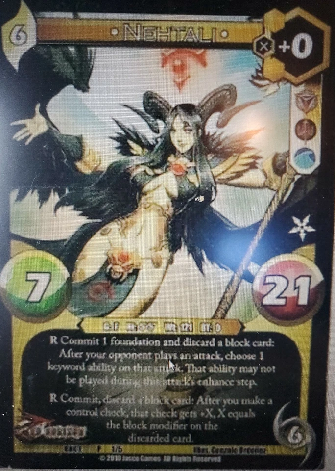 UFS Universal Fighting System Red Horizon Nehtali Promo Alternative Art Sea NM * - Image 2 of 4