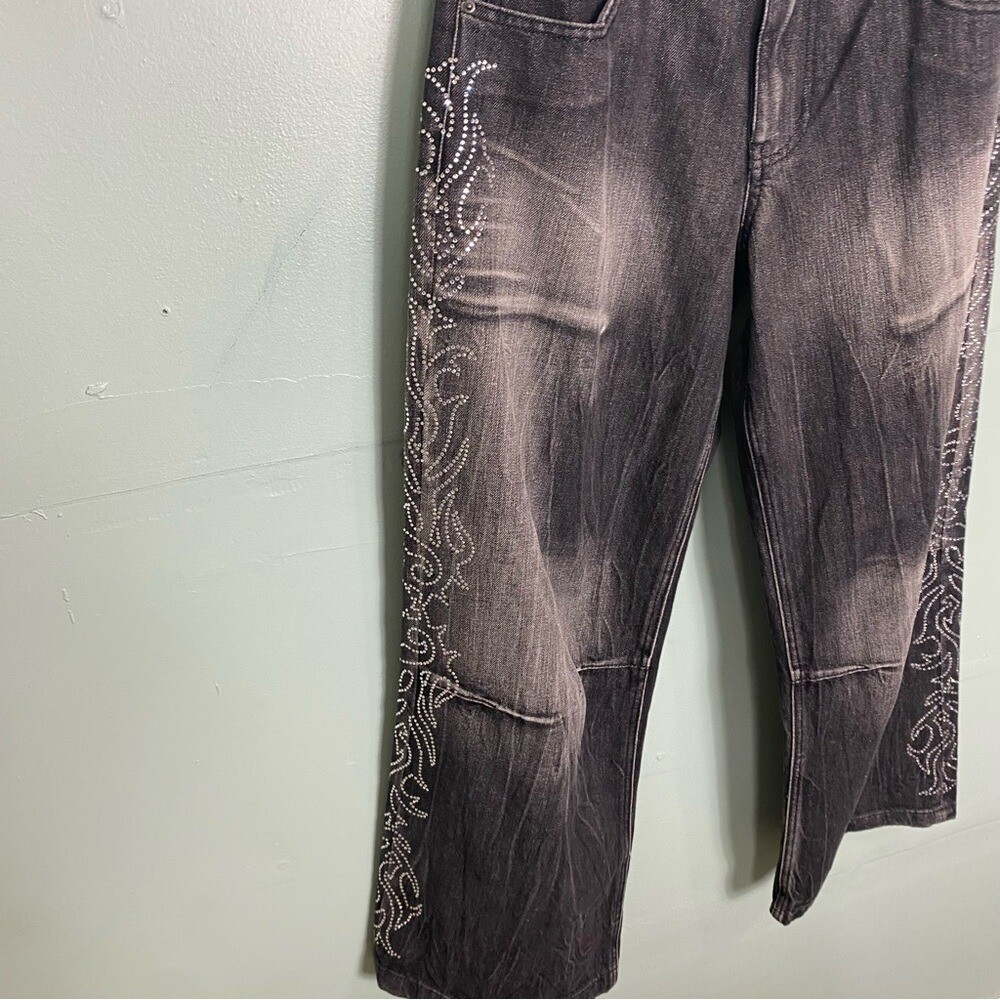 Jaded London Crystalline Colossus Jeans Embellished Crystals