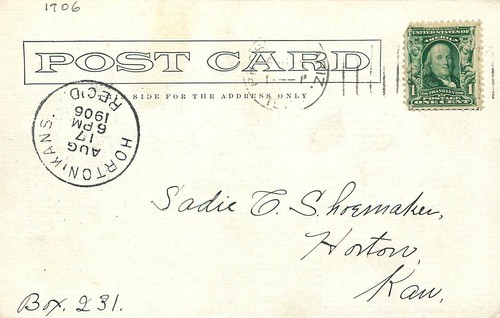 1906 Prescott Arizona veduta aerea indivisa cartolina Timerhoff 25-3975 - Foto 2 di 2