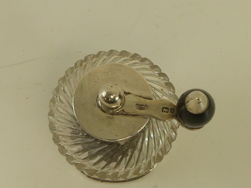 (ref288BP) Antique Christopher Dresser Style Solid Silver Grinder London 1898 - Picture 8 of 10