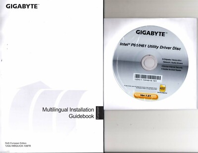 DRIVER CD MANUALE x scheda madre main board GIGABYTE GA-H61M-S1