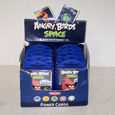 Tactic Angry Birds Space Power Cards with Hard Storage Case New Set of 10