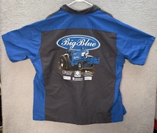 Red Kap Shirt Adult 3XL XXXL Black Blue Mechanic Workwear Tractor Agriculture