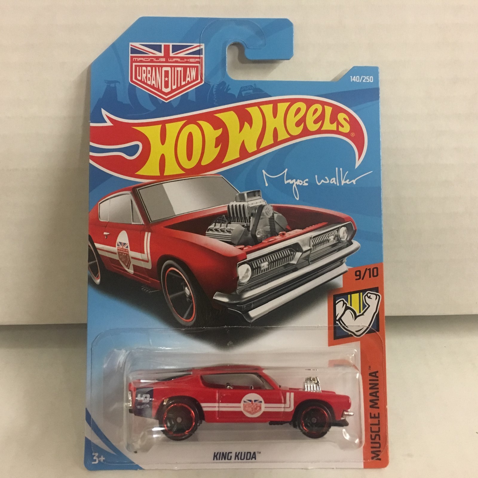 King Kuda #140 * RED * 2019 Hot Wheels Case F * G12