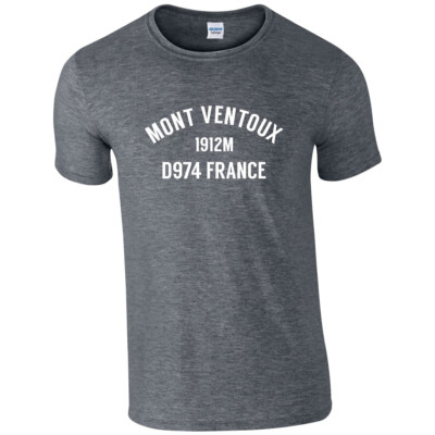 MONT VENTOUX FAHRRAD T-SHIRT, TOUR DE FRANCE, CLASSIC CLIMBS, ALPEN, ALLE GRÖßEN