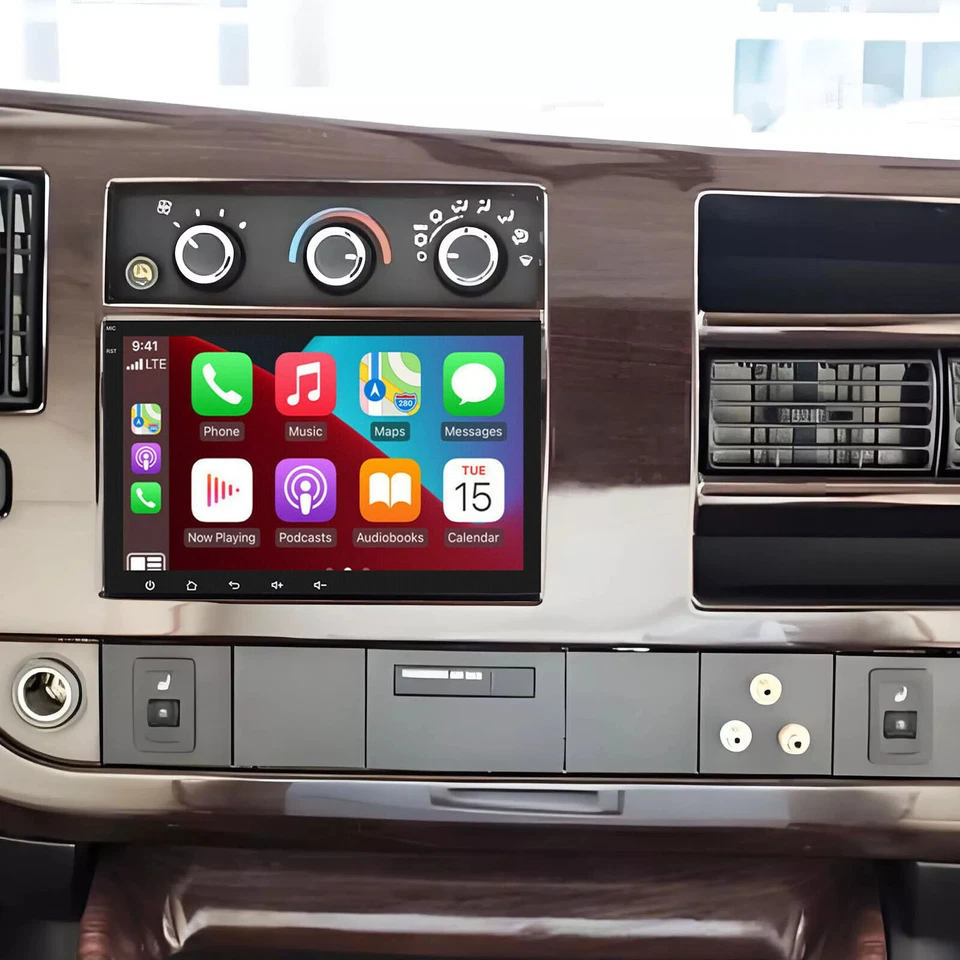 For GMC Savana 1500 2500 3500 2008-2024 Android 13 CarPlay Car Stereo GPS Radio - Image 3 of 4