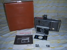 Vintage Polaroid Electric Eye Land Camera J66 in Case w/ Instruction Manual