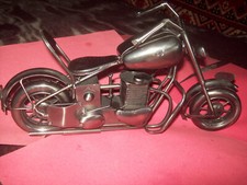 ART IN METAL HANDMADE METAL MOTORCYCLE MODEL FIGURINE