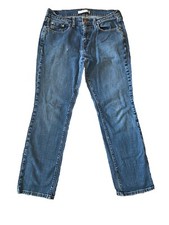 Levi's 505 Straight Leg Stretch Womens Sz 8 Denim Jeans W323 