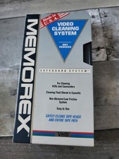 Memorex VHS VCR Video Head Cleaner Non-Abrasive Cleaning System - low on liquid