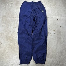 Vintage Adidas Track Sweatpants Size L 90s Navy Mint Green