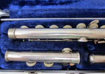 Artley 18-0 Silver Plated Flute with case, Very Good Condition