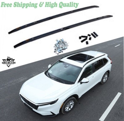 2PCS Aluminum Roof rack fits for Honda CRV 2023+ CR-V Black Roof Cargo rails