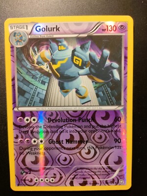 Golurk 59/124 Set Dragons Exalted Rare Reverse Holo Pokemon Karte ENG 