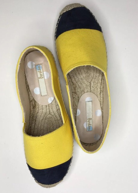 yellow flat espadrilles