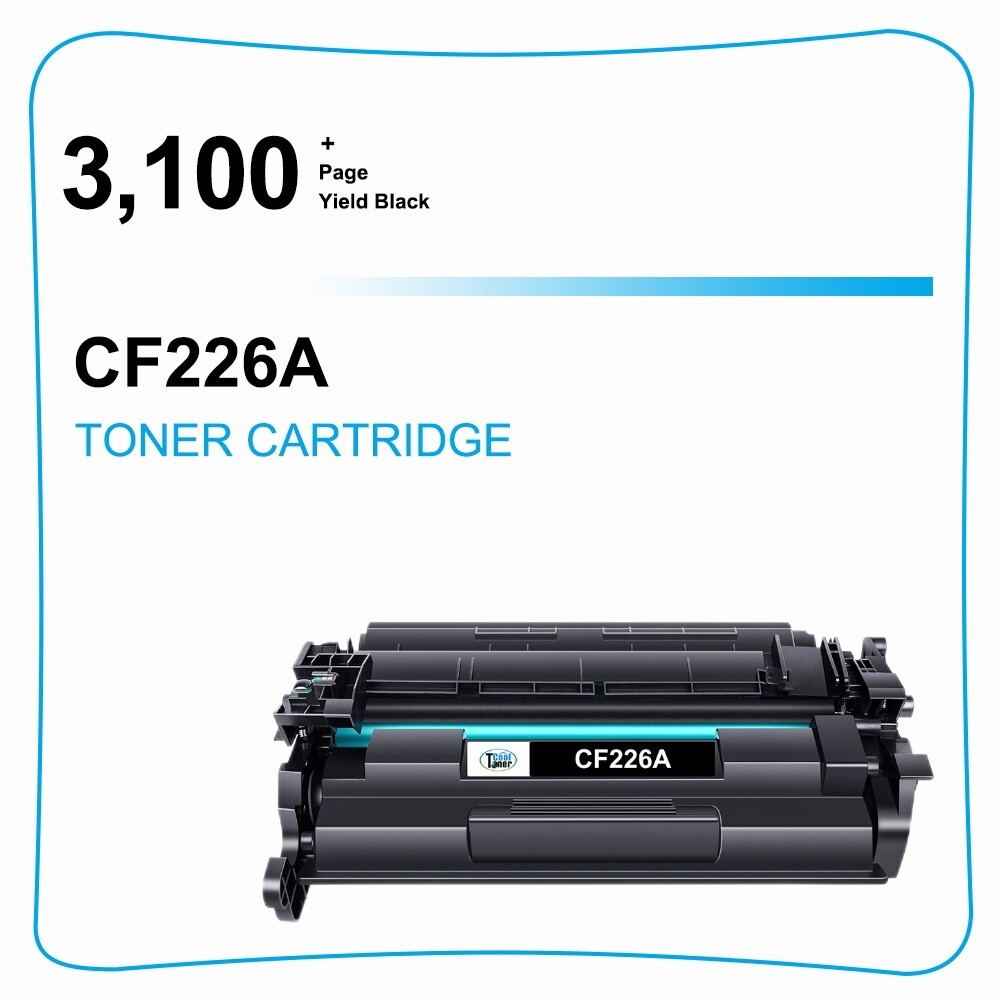 Stampante Scanner Hp 2 Cartucce Toner Nere CF226A Compatibili Per HP LaserJet Pro M402dn, M426fdw E Altri &ndash; Con Chip Tn 2420