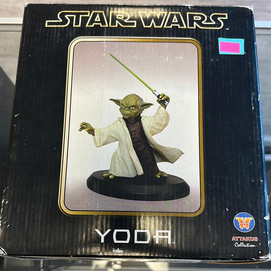 Statuette Attakus Star Wars Yoda Training N° 0411/3000 - Rare, Occasion, Fabriqué En France