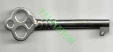Vintage Hollow Barrel Skeleton Key - Approx 3" Long