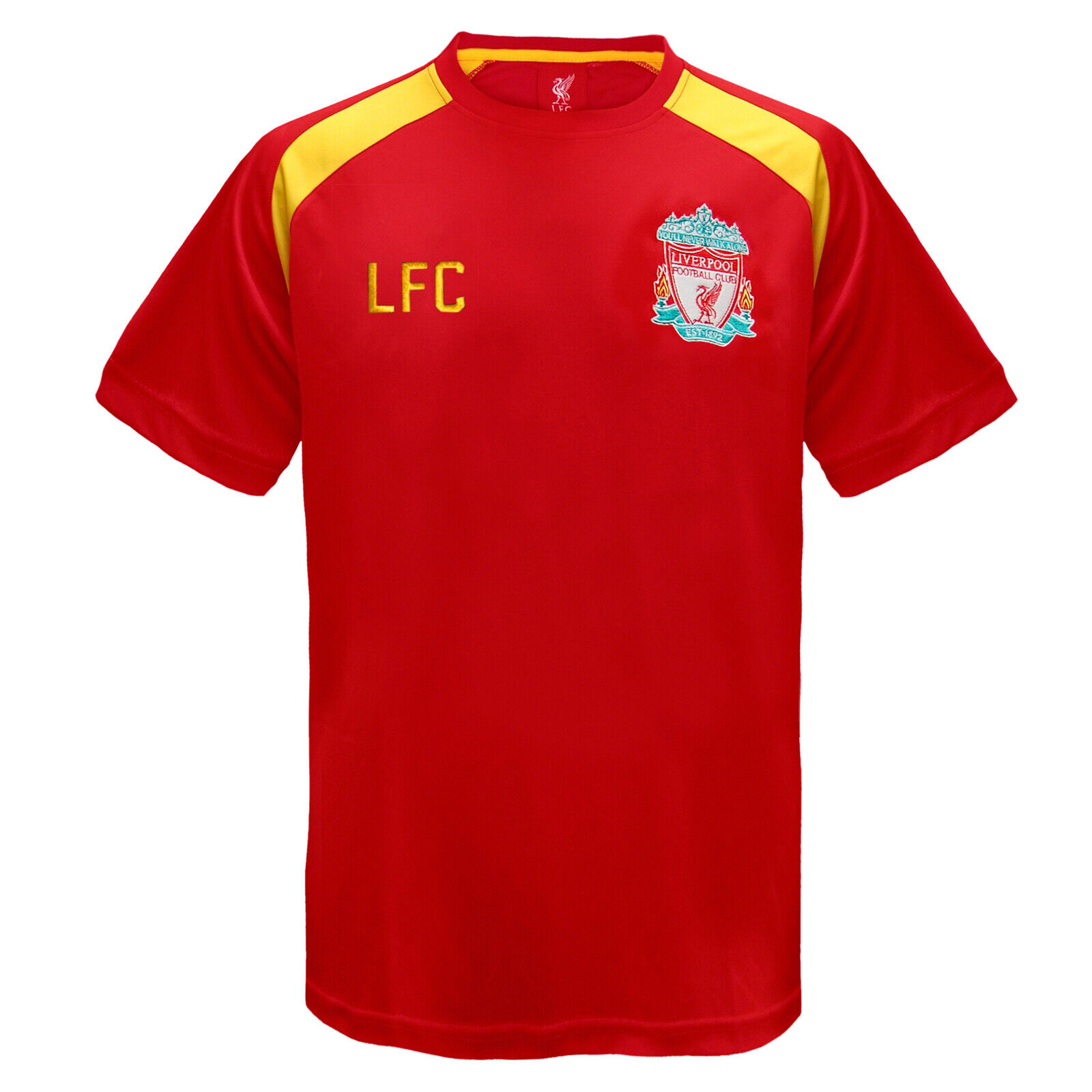 Liverpool FC Mens T-Shirt Poly Training Kit OFFICIAL Football Gift
