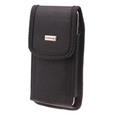 Case Belt Clip Rugged Holster Canvas Cover Pouch Carry for Smartphones
