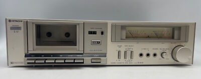 Vintage Hitachi D-E10 Stereo cassette tape deck metal japan