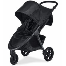Britax B-Free Cool Flow Gray Premium Infant Toddler Stroller Includes XL Canopy