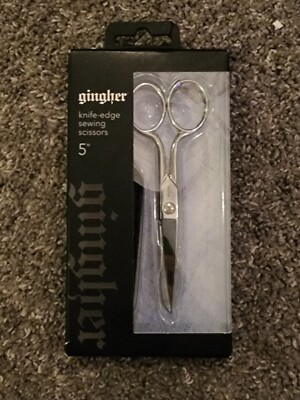 Gingher Knife-Edge Sewing Scissors, 5''
