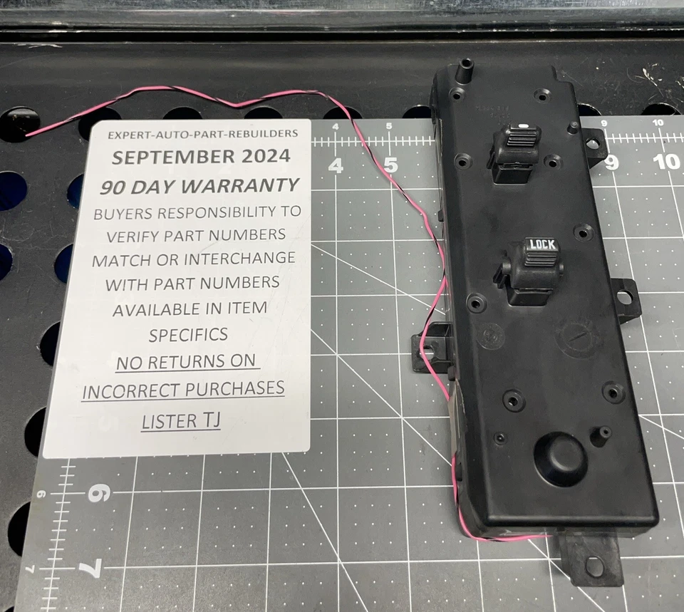 1999 2004 Jeep Grand Cherokee Passenger Switch w/ Remote Antenna 5JM61DX9AB NICE - Image 4 of 4