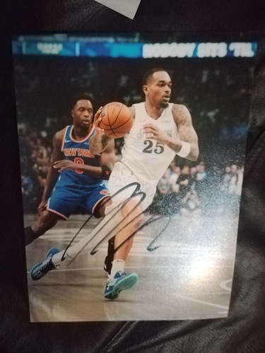 P J Washington Hand Signed Photo - Dallas Mavericks