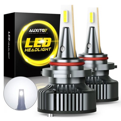 AUXITO 9005 HB3 LED Headlight Bulbs High Beam Kit 6000K Error Free Y13 Plus CSP