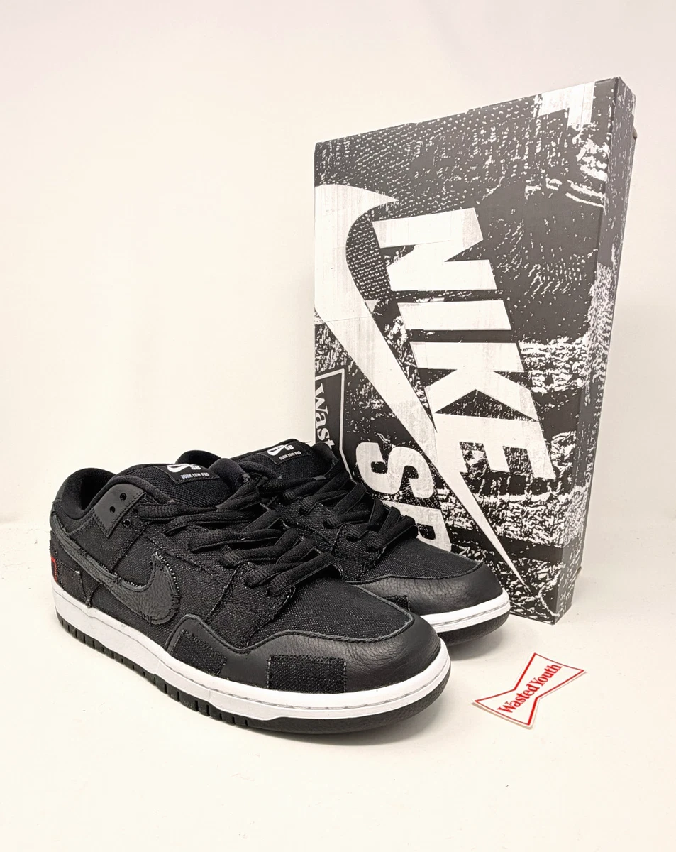 Nike SB Dunk Low x Wasted Youth Black for Sale | Authenticity