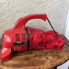 Vintage Royal Dirt Devil Hand Vac Vacuum Model 08130 Red Corded Tested & Working