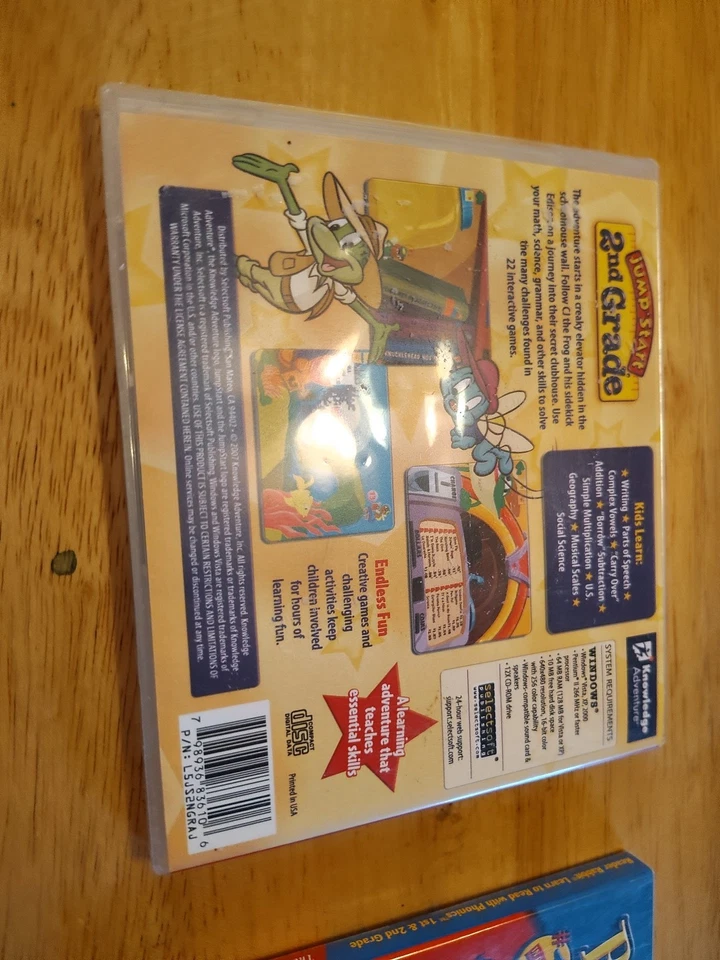 JumpStart: Learning System 2nd Grade (PC CD-ROM, 1996) Reader Rabbit Learn 2 Cd - Image 4 of 4